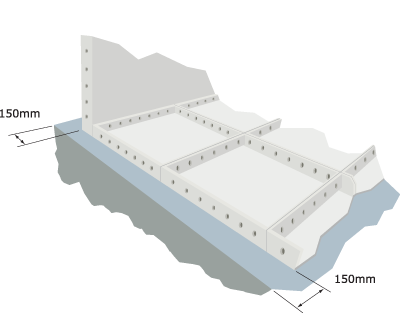Flat foundation