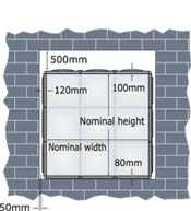 IBT: Internally flanged base, internally flanged sides