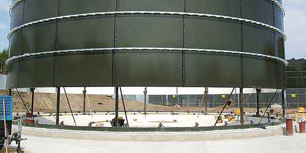Balmoral epoxy coated steel tank installation