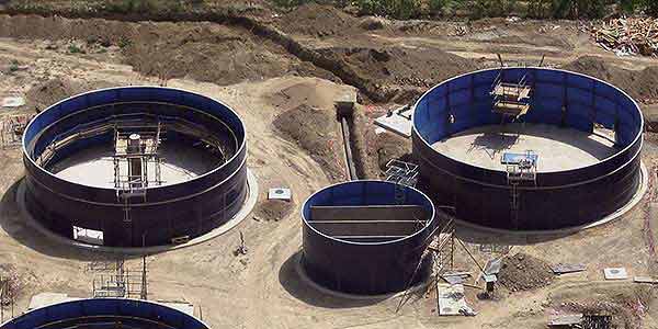 Balmoral epoxy coated steel tank installation