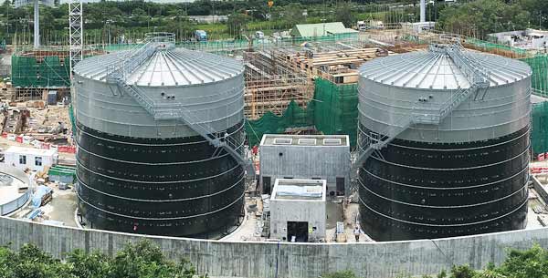Epoxy coated steel tanks