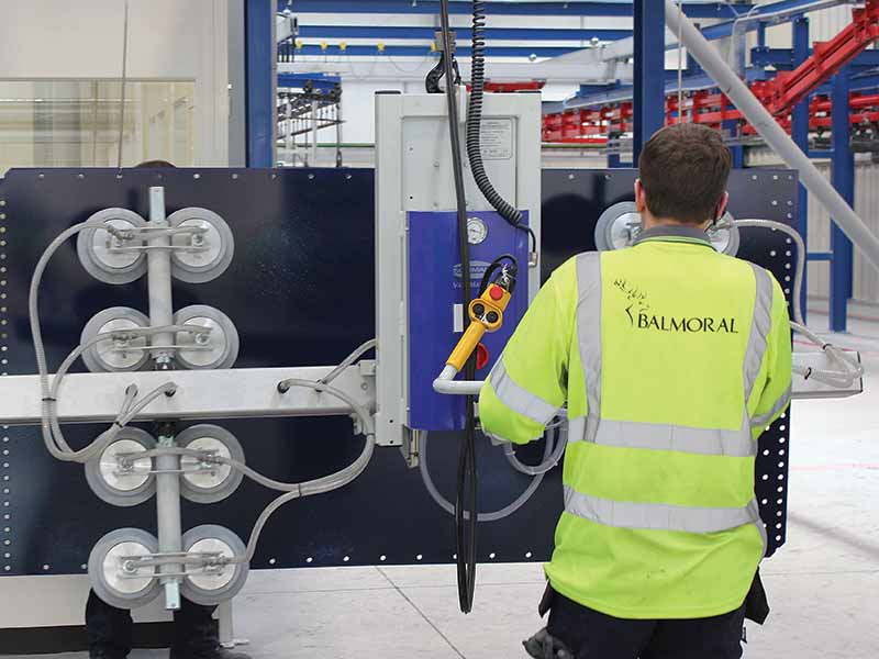 Balmoral glass fused to steel tank manufacture
