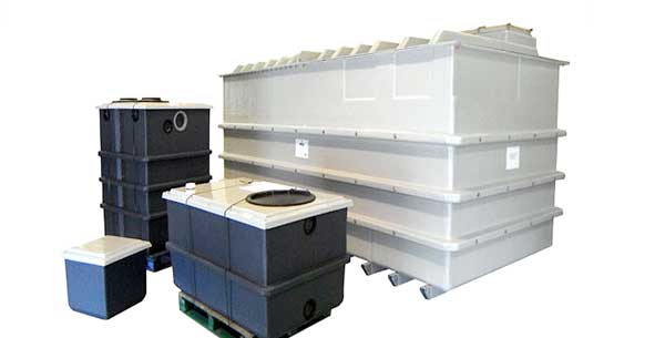 GRP one-piece tanks